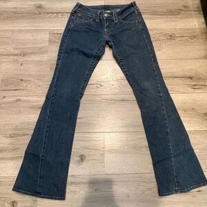True Religion Blue Women's Flare Jeans, Size 28